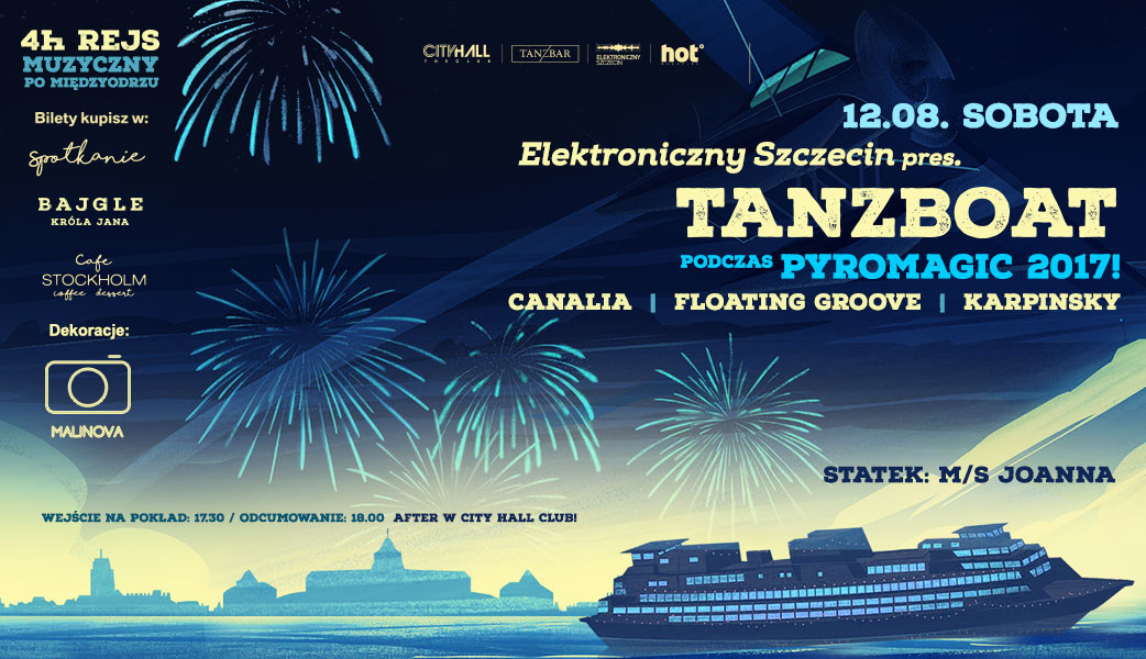 Elektroniczny Szczecin pres. Tanz Boat podczas Pyromagic!